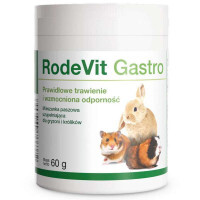 Dolfos (Дольфос) Rodevit Gastro - Дополнительный корм для правильного пищеварения и повышения иммунитета для кроликов и грызунов (60 г)