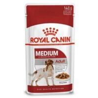 Royal Canin (Роял Канин) Medium Adult - Влажный корм для взрослых собак средних пород (кусочки в соусе) (10х140 г (box)) в E-ZOO