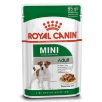 Royal Canin (Роял Канин) Mini Adult - Консервированный корм для собак мелких пород (кусочки в соусе) (85 г) в E-ZOO