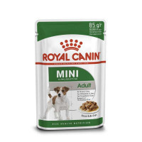 Royal Canin (Роял Канин) Mini Adult - Консервированный корм для собак мелких пород (кусочки в соусе) (85 г)