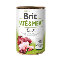 Brit (Брит) PATE & MEAT Duck - Консервированный корм с уткой для собак (400 г) в E-ZOO