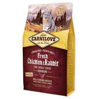 Carnilove (Карнилав) Fresh Chicken & Rabbit for Adult Cats Gourmand - Сухой беззерновой корм с кроликом и курицей для взрослых котов (2 кг)