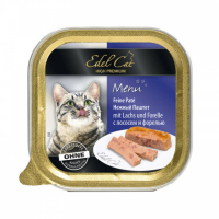 Edel Cat (Едель Кет) Menu - Паштет з лососем і фореллю для котів (100 г) в E-ZOO