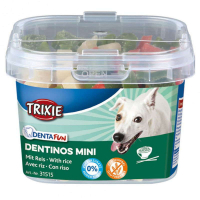 Trixie (Тріксі) Denta Fun "Dentinos Mini" - Ласощі для очиски зубів овочі з рисом для собак (140 г) в E-ZOO