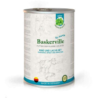 Baskerville (Баскервиль) Holistic Rind und Lachs Mit Pastinake - Консервы для собак с лососем, говядиной и шпинатом (400 г)