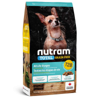 Nutram (Нутрам) T28 Total Grain-Free Salmon & Trout Small Breed Dog - Сухой беззерновой корм с лососем и форелью для собак мелких пород на всех стадиях жизни (5,4 кг)