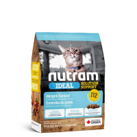 Nutram (Нутрам) I12 Ideal Solution Support Weight Control Cat - Сухий корм з куркою для котів з надмірною вагою (1,13 кг) в E-ZOO
