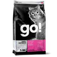 GO! (Гоу!) Refresh + Renew Chicken Cat Recipe - Сухой корм с цельной курицей, фруктами и овощами для котят и кошек (3,63 кг)