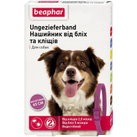 Beaphar (Беафар) Flea&Tick Collar for Dogs - Ошейник от блох и клещей для собак (цветной) (65 см) в E-ZOO