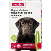Beaphar (Беафар) Flea & Tick Collar for Dogs - Нашийник від бліх та кліщів для собак (кольоровий) (65 см Sale!) в E-ZOO