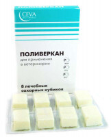 Ceva (Сева) Поливеркан - Антигельминтные таблетки для собак (8 шт./уп.) в E-ZOO