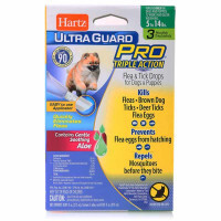 Hartz (Хартц) Ultra Guard Pro Flea&Tick Drops for Dogs and Puppies 5 в 1 - Капли от блох, клещей и комаров для собак и щенков (14 - 28 кг)