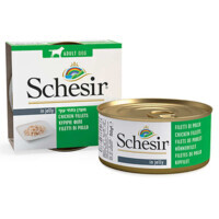 Schesir (Шезір) Chicken Fillet - Консервований корм з курячим філе для дорослих собак (150 г) в E-ZOO