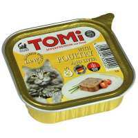 TOMi (Томи) with Poultry&Liver - Паштет с птицей и печенью для кошек (100 г) в E-ZOO