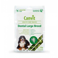 Canvit (Канвіт) Dental Large Breed - Напіввологі ласощі для догляду за зубами дорослих собак і собак похилого віку великих порід (250 г (80 шт.)) в E-ZOO