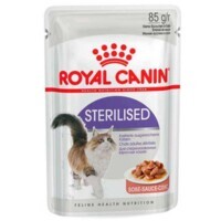 Royal Canin (Роял Канин) Sterilised - Консервированный корм для взрослых стерилизованных кошек (кусочки в соусе) (85 г) в E-ZOO