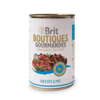 Brit (Брит) Boutiques Gourmandes - Консервированный корм кусочки утки в паштете для собак (400 г)