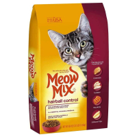 Meow Mix (Мяу Микс) Cat Hairball Control - Корм для взрослых кошек, способствующий очищению желудка от шерсти (6,44 кг)