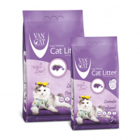 VanCat (ВанКэт) Cat Litter Lavender - Бентонитовый наполнитель для кошачьего туалета с ароматом лаванды (10 кг) в E-ZOO