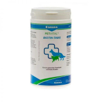 Canina (Каніна) Petvital Biotin Tabs - Біологічно активна добавка з біотином для шкіри і шерсті собак (100 г) в E-ZOO