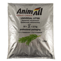 AnimAll (ЭнимАлл) Expert Choice Universal Litter - Универсальный древесный наполнитель, впитывающий (2 кг)