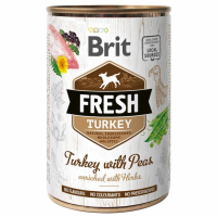 Brit (Брит) Fresh Turkey & Peas - Консервы с индейкой и горошком для собак (400 г)