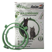 AnimAll VetLine (ЕнімАлл ВетЛайн) FitoLine Nature - Нашийник протипаразитарний для собак і котів від бліх і кліщів (35 см) в E-ZOO