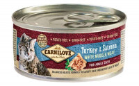 Carnilove (Карнилав) Turkey & Salmon for Adult Cats - Влажный корм с индейкой и лососем для взрослых котов (паштет) (100 г) в E-ZOO