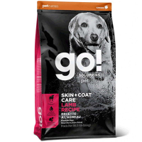GO! (Гоу!) SOLUTIONS Skin + Coat Care Lamb Meal Recipe (22/14) - Сухой корм с ягненком для щенков и взрослых собак (11,34 кг)