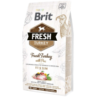 Brit (Брит) Fresh Turkey With Pea Light Fit Slim Adult - Сухой корм с индейкой и горошком для взрослых собак (12 кг)