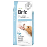 Brit GF Veterinary Diet (Брит Ветеринари Диет) Dog Obesity - Беззерновая диета при избыточном весе с ягненком, индейкой и горохом для собак (12 кг) в E-ZOO
