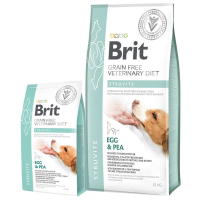 Brit GF Veterinary Diet (Брит Ветеринари Диет) Dog Struvite - Беззерновая диета при мочекаменной болезни с яйцом, индейкой, горохом и гречкой для собак (12 кг) в E-ZOO