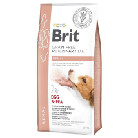 Brit GF Veterinary Diet (Бріт Ветерінарі Дієт) Dog Renal - Беззернова дієта при нирковій недостатності з яйцем, горохом і гречкою для собак (12 кг) в E-ZOO