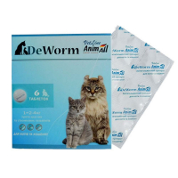 DeWorm (ДеВорм) by AnimAll VetLine - Антигельминтный препарат для кошек и котят (таблетки) (6 шт./уп.)