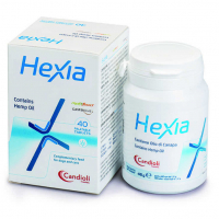 Candioli (Кандіолі) HEXIA contains Hemp oil - Знеболююча добавка Гексія з маслом конопель і екстрактом босвеллії для собак і котів (40 шт./уп.) в E-ZOO