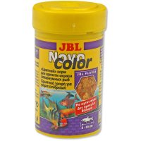 JBL (ДжиБиЭль) NovoColor - Основной корм для яркой окраски для аквариумных рыб (хлопья) (250 мл)