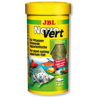 JBL (ДжиБиЭль) NovoVert - Основной корм для травоядных аквариумных рыб (хлопья) (100 мл) в E-ZOO