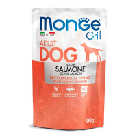 Monge (Монж) Dog Grill Salmone - Консервированный корм с лососем для взрослых собак (100 г) в E-ZOO
