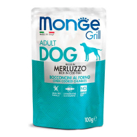 Monge (Монж) Dog Grill Merluzzo - Консервированный корм с треской для взрослых собак (100 г)