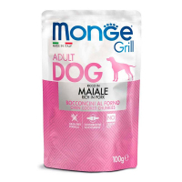 Monge (Монж) Dog Grill Maiale - Консервированный корм со свининой для взрослых собак (100 г) в E-ZOO