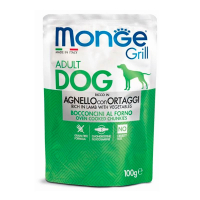 Monge (Монж) Dog Grill Agnello Ortaggi - Консервований корм з ягням і овочами для дорослих собак (100 г) в E-ZOO