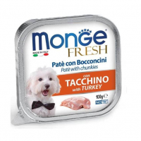 Monge (Монж) DOG FRESH - Нежный паштет c индейкой для собак (100 г) в E-ZOO