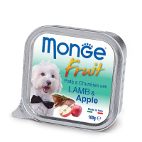 Monge (Монж) DOG FRUIT - Нежный паштет с ягненком и яблоком для собак (100 г)