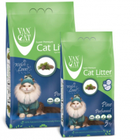 VanCat (ВанКэт) Cat Litter Pine – Бентонитовый наполнитель для кошачьего туалета с ароматом сосны (5 кг)