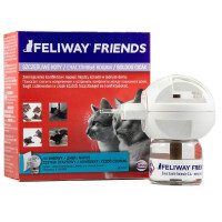 Ceva (Сева) Feliway Friends (дифузор + змінний блок) - Пристрій для зняття стресу і корекції поведінки у котів при груповому утриманні (Комплект) в E-ZOO