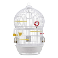 Ferplast (Ферпласт) Cage Bali - Кругла клітка для папуг, канарок та інших маленьких екзотичних птахів (43,5x68,5 см) в E-ZOO