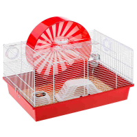 Ferplast (Ферпласт) Cage Coney Island White - Клітка для хом'яків з великим колесом та зоною для ігор Коні-Айленд (58x38x27,5 см) в E-ZOO