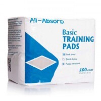 All-Absorb (Ол-Абсорб) Basic Training Pads - Пеленки тренировочные для собак и щенков (56х56 см) (56х56 см / 10 шт.) в E-ZOO