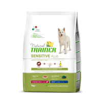Trainer (Трейнер) Natural Sensitive Plus Adult Medium&Maxi With Horse - Сухой корм с кониной для собак средних и крупных пород с чувствительным пищеварением (3 кг) в E-ZOO