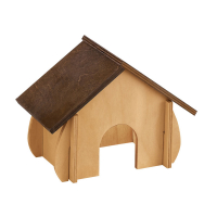 Ferplast (Ферпласт) Wodden House - Домик для грызунов деревянный (41x23,6x27,4 см) в E-ZOO